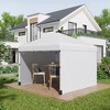 Outsunny 10 x 10ft Pop Up Canopy with Sidewalls, Weight Bags and Carry Bag, Height Adjustable Tents for Parties - 2 of 4