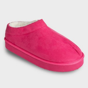 Kensie Platform Slippers for Women - Cozy and Comfortable House Slipper Shoes, Microsuede Women's Slippers for Indoor Outdoor - 1 of 4