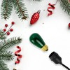 Northlight Pack of 25 Transparent Christmas Replacement S14 Bulbs - Green - 2 of 4