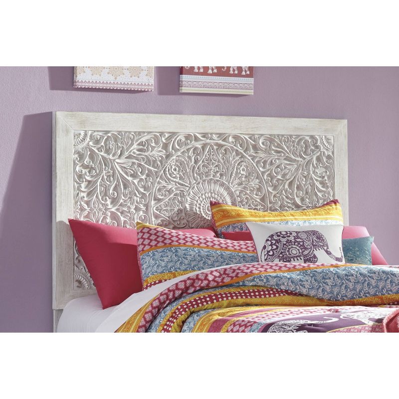 Full Paxberry Panel Headboard Whitewash - Signature Design by Ashley, 3 of 8
