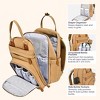 BabbleRoo Diaper Bag Backpack Stylish Hands-Free Baby Bag with Changing Pad, Stroller Straps & Water-Resistant - 3 of 4