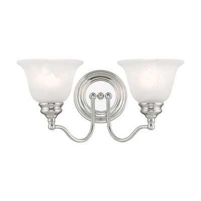 Livex Lighting Essex 2 - Light Vanity in  Polished Chrome