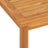 vidaXL Dining Table Warm Brown - 4 of 4