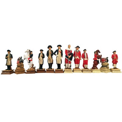 WE Games American Revolutionary War Chess Pieces 3.5 inch King