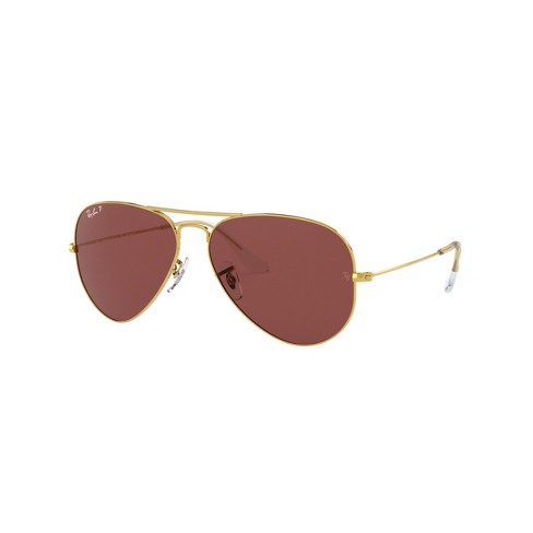 Ray-Ban RB3447 50mm Adult Round Sunglasses Pink/Brown Gradient Lens