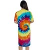Just Love Womens Nightgown - Short Sleeve Henley Oversized Sleepwear Gown - 3 of 3