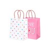 2ct Cub Valentine's Day All Over Heart Print Gift Bags - Spritz™ - image 2 of 4