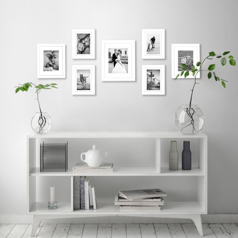 Americanflat Picture Frame Set of 7 Pieces with tempered shatter-resistant glass - Available in a variety of sizes and styles, 5 of 6