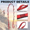Unique Bargains Nylon Pilates Climbing Daisy Adjustable Chain Yoga Extend Belt - 3 of 4