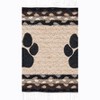 Earth Rugs Rustic Paw Prints Oval Stair Tread – Lodge & Farmhouse Decor 27"x8.25" - 3 of 3