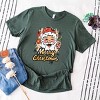 Merry Christmas Santa Wink - Women's Short Sleeve Graphic T-Shirt - 2 of 4