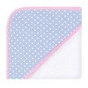 Luvable Friends Baby Girl Cotton Terry Hooded Towels, Floral, One Size - 2 of 4