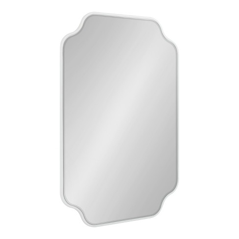 Kate And Laurel Plumley Framed Wall Mirror, 24x36, White : Target