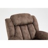 Velvet Power Lift Recliner Chair with Massage, Heating, and USB Port - 3 of 4