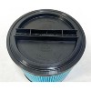 Nispira Nanofiber Cartridge Filter Replacement with Lid For Shop-Vac 90350 90304 90344 Wet Dry Vac | High Performance Type | Reusable | 4 Pack - 2 of 4