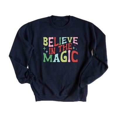 Simply Sage Market Women's Graphic Sweatshirt Believe In The Magic Colorful