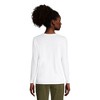 Lands' End Women's Relaxed Supima Cotton Long Sleeve Crew Neck T-Shirt - 2 of 4