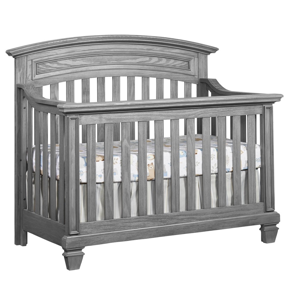 Photos - Cot Oxford Baby Richmond 4-in-1 Convertible Crib - Brushed Gray