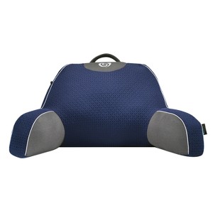 Fusion Performance Support Pillow (Navy/Gray) - Bedgear, Blue/Gray