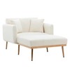 62.2'' Teddy Upholstered Chaise Lounge Chair with Adjustable Backrest, Armrest, Soft Cushions and Removable Cover for Living Room - 4 of 4