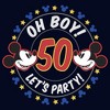 Juniors Womens Mickey & Friends Oh Boy Let’s Party T-Shirt - 2 of 4