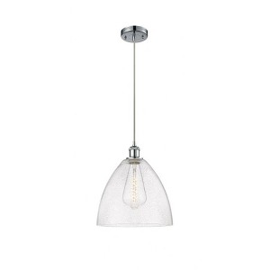 Bristol Glass - 1 Light Mini Pendant In Industrial Style-14.75 Inches Tall and 12 Inches Wide - 1 of 1