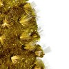 Northlight 3' Pre-Lit Gold Fiber Optic Artificial Christmas Tree, White Lights - 3 of 4