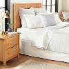 Linen Blend with Hem Stitch Sheet Set - Hearth & Hand™ with Magnolia - 2 of 3