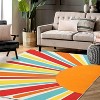 Washable Rugs Area Rugs for Living Room Bohemian Rugs for Bedroom Large Carpets Ultra Soft Faux Wool Dining Room Rug Non Slip&Non-Shedding - 3 of 4