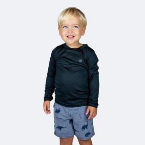 Vapor Apparel UPF 50+ UV Sun Protection Toddler Long Sleeve Rash Guard Swim Shirt - 1 of 3