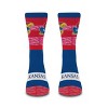 NCAA Kansas Jayhawks Mixer Crew Socks: Cushioned Heel & Toe, Knit Midweight Fabric - 2 of 3