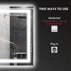 LED Bathroom Mirror with Lights, 39inx 32in Front Lit LED Mirror for Bathroom, Anti-Fog, Memory,Wall Mounted Dimmable Vanity Mirror - 3 of 4