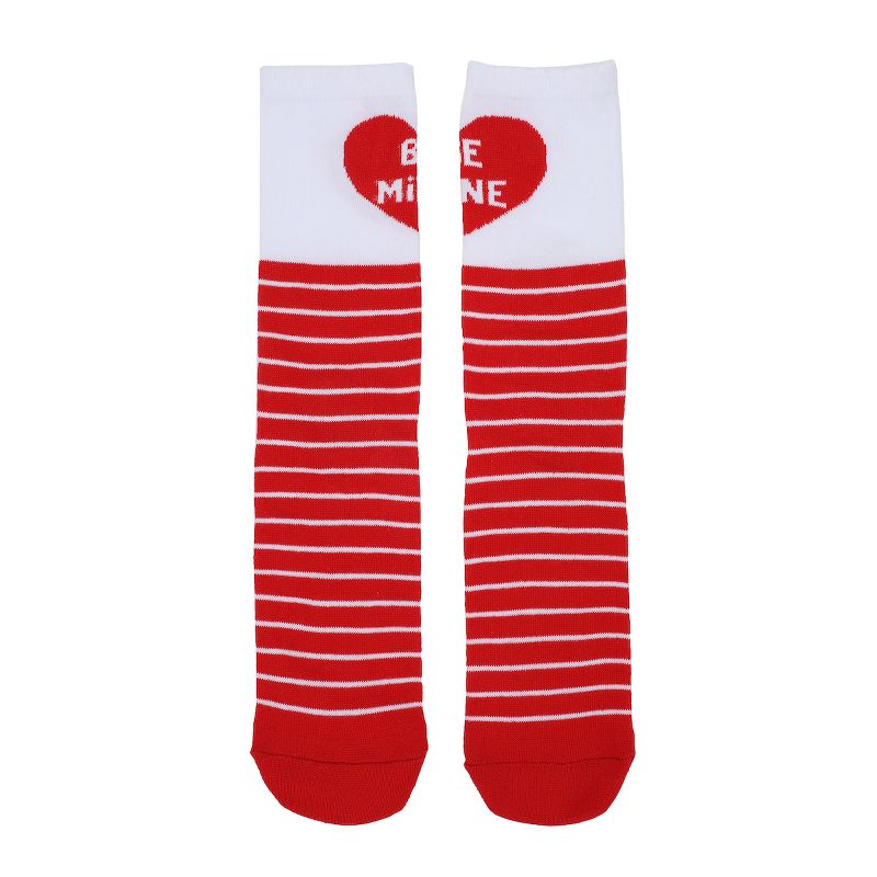 Romantic Valentine's Day Crew Socks 2-Pack - Adult Love-Inspired Sock Set, 3 of 7