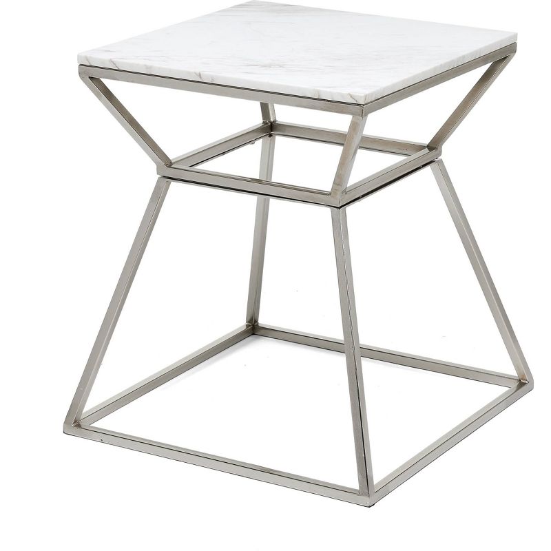 22" Audrey Marble Side Table - Adore Décor, 2 of 7