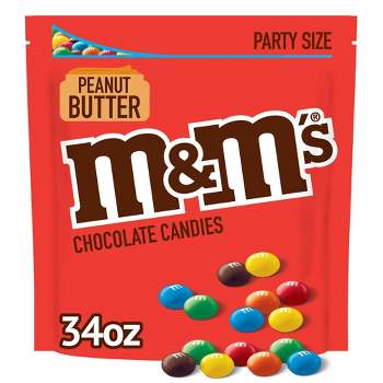 M&M's Milk Chocolate Candies, Milk Chocolate, 38 oz Bag (55114