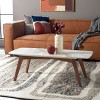 Karina Rectangular Coffee Tabl - White Ceramic Faux Marble/Wa - Safavieh - 2 of 4