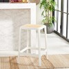 Silus Backless Cane Counter Stool  - Safavieh - 3 of 4