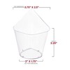 Smarty Had A Party 4.38" Clear Teardrop Plastic Cups - 288 pcs - 4 of 4