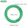 Unique Bargains Metal Spring O Rings Zinc Alloy Durable Multipurpose Lightweight Buckle 5/8 Inch - 3 of 4