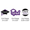 Big Dot of Happiness Purple 2025 Graduation Party - DIY Shaped Cut-Outs - 24 Count - 2 of 4
