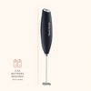 Handheld Milk Frother, Mini Foamer, Battery Operated Stainless Steel Drink Mixer for Coffee, Lattes, Cappuccino, Matcha, Chocolate - 4 of 4