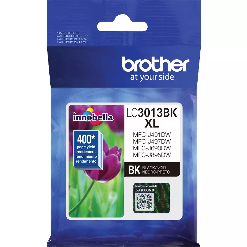 Brother Ink Cartridge MFC-J491 400 Page Yield BK LC3013BK