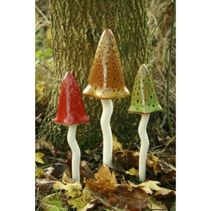 Bosmere Ceramic Tinkling Toadstools - 1 of 2