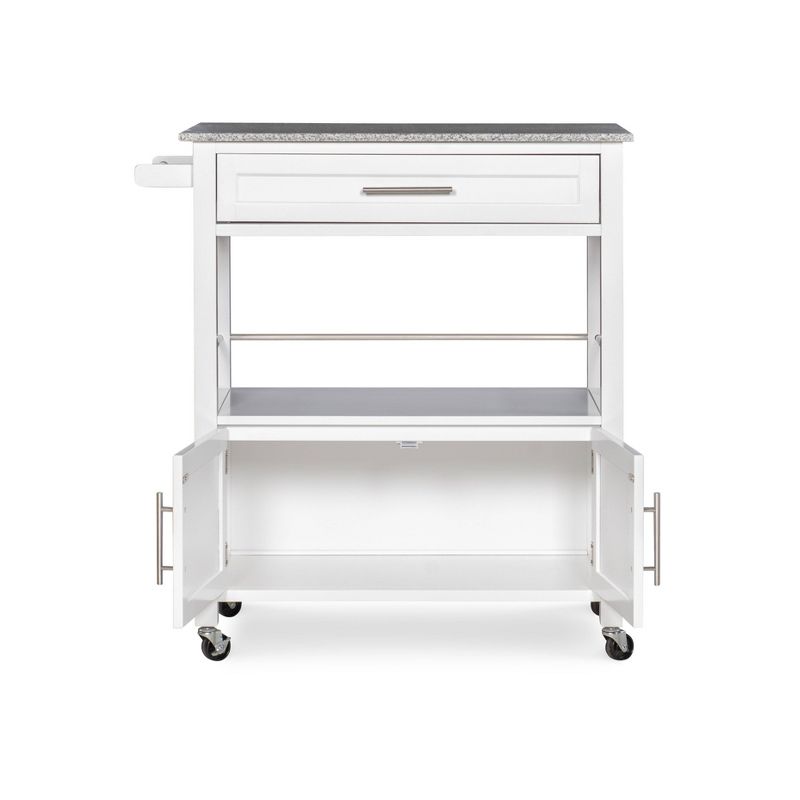 Cameron Kitchen Cart with Granite Top - Linon, 5 of 15