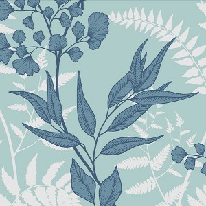 Fiore Sky Blue Tropical Paste the Wall Wallpaper - 1 of 4
