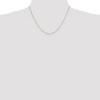 Black Bow Jewelry 0.8mm, 14k Yellow Gold, Octagonal Snake Chain Necklace - 2 of 4