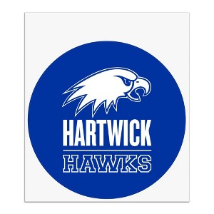 Hartwick College Primary Logo Automotive Car Window Locker Circle Bumper Sticker - 1 of 4