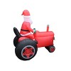 A Holiday Company 6ft Tall Santa on Vintage Tractor, 6 ft Tall, Multi - 4 of 4