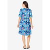 Woman Within Plus Size Button-Front Short Essential Dress - 3 of 4