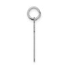 Black Bow Jewelry 14k White Gold, Jersey Collection, Small Number 19 Pendant - 2 of 4